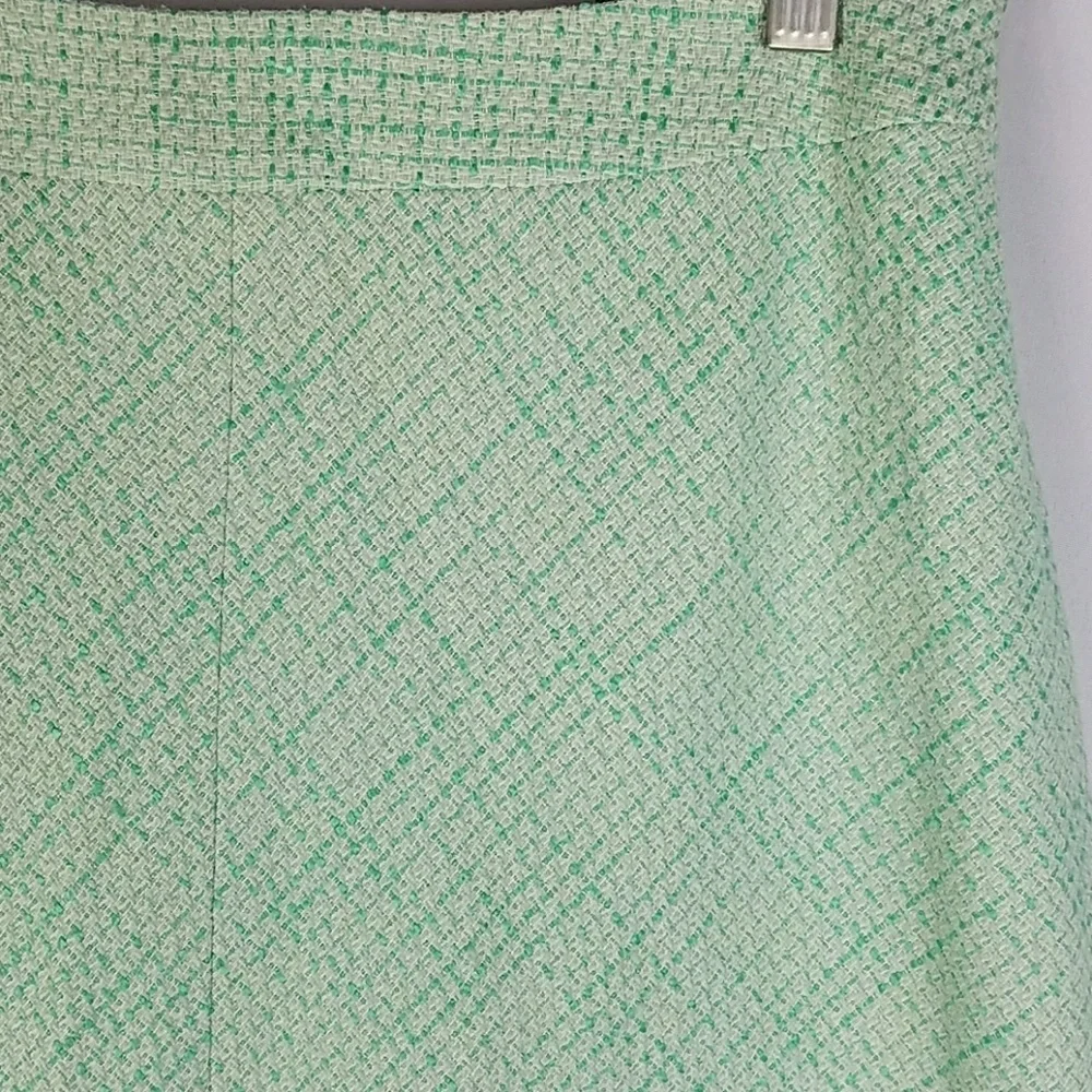 Elie Tahari women 4 mint green skirt‎ lined A-Line